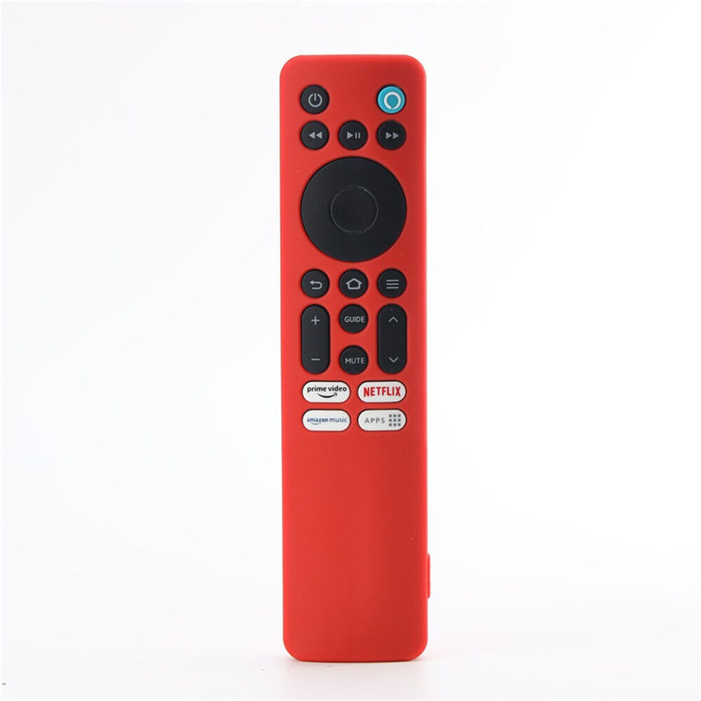 INF Étui de protection en silicone compatible avec la télécommande Xiaomi Nanocell LCD OLED QNED 4K TV Rouge