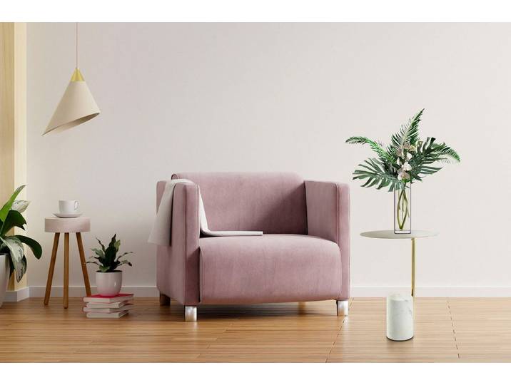 Kayoom Beistelltisch Rocio, Ausgefallenes Design,Stabiler Marmor-Sockel (1-St), ausgefallenes Gestell, stabiler Marmorfuß, marmorierte Glasplatte