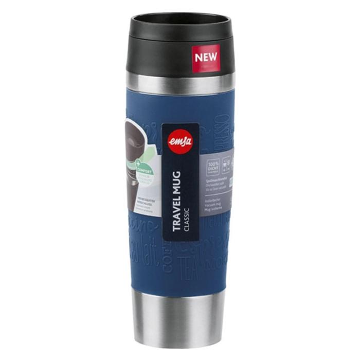 Varta Sales Drive Longlife Power+ Emsa Travel Mug 0,5l blau (9V Block, AA, AAA) (09137121814)