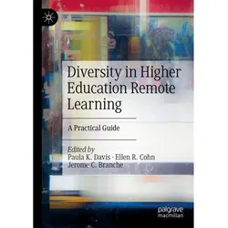 Diversity in Higher Education Remote Learning, Fachbücher von Ellen R. Cohn, Jerome C. Branche, Paula K. Davis