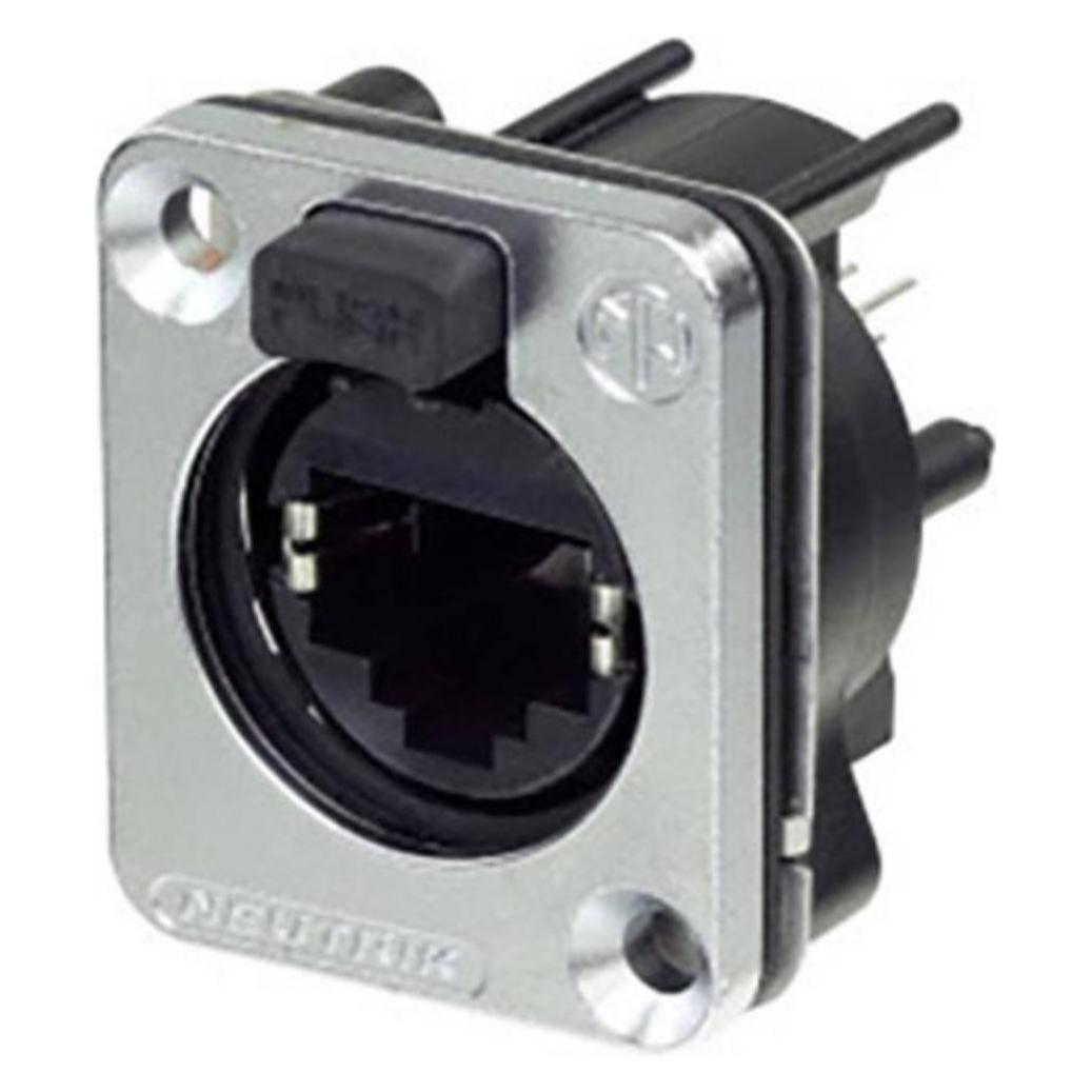Neutrik Chassisbuchse NE8FDV-SE-CON Buchse, Einbau vertikal Polzahl 8P8C Silb (NE8FDV-SE-CON)