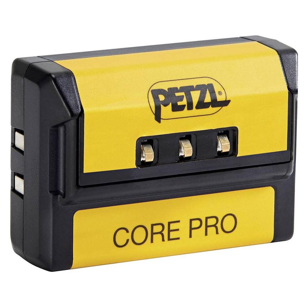 Petzl Core Pro Schwarz-Gelb-Batterie (E132AA00)