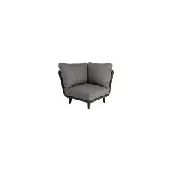 Alexander Rose CORDIAL Luxe Eckmodul dark grey mit Kissen