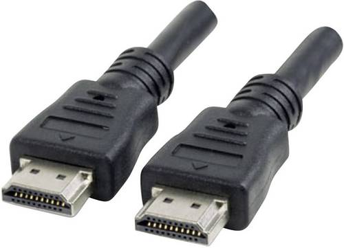 Manhattan HDMI Anschlusskabel HDMI-A Stecker, HDMI-A Stecker 5.00m Schwarz 306133-CG 4K UHD HDMI-Kabel