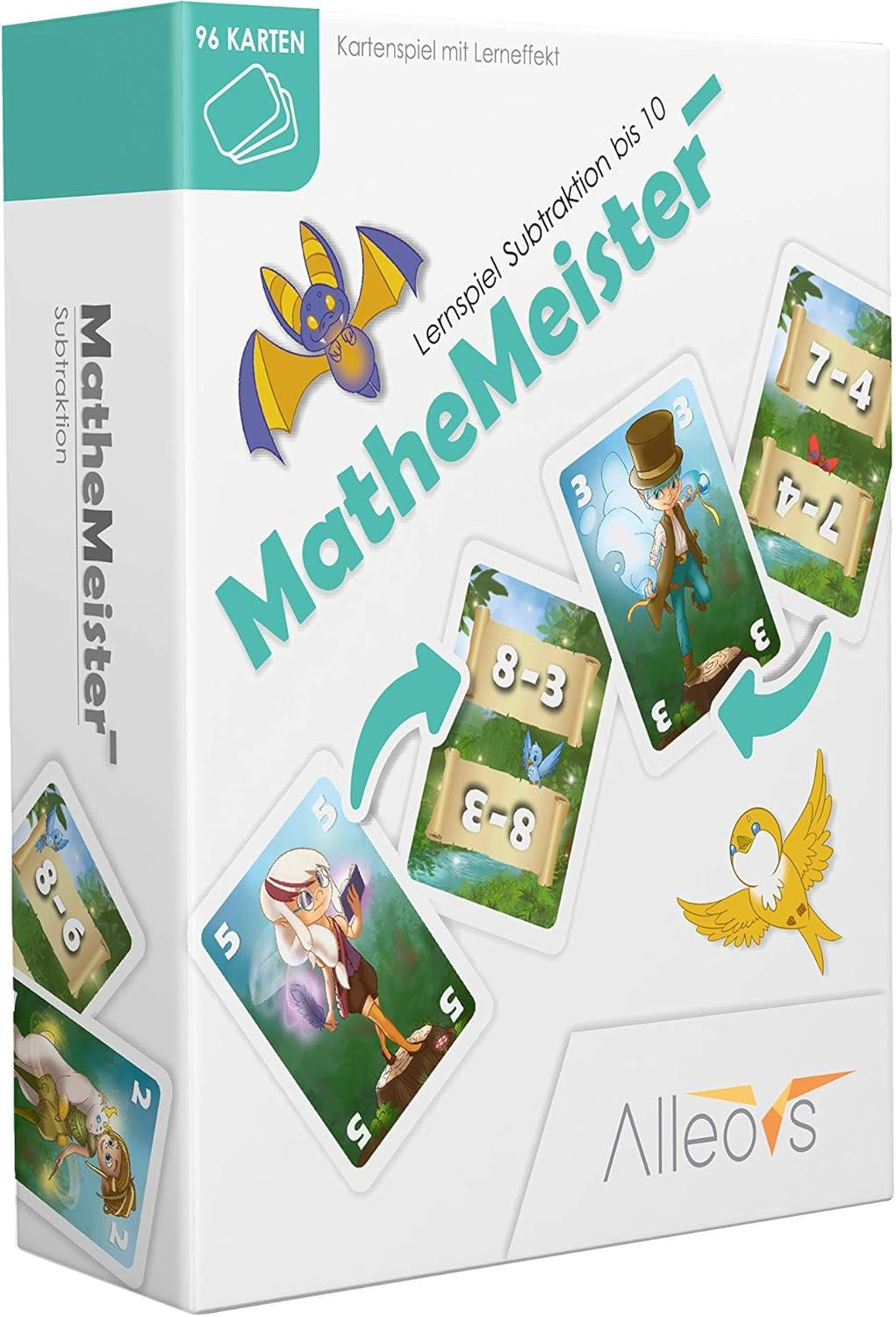 Educatief Wiskunde Spel Subtractie Kaartspel voor 2-4 Spelers voor Kinderen vanaf 6 Jaar