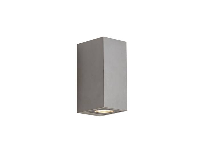 Applique murale d'extérieur moderne grise 2 lumières IP44 -