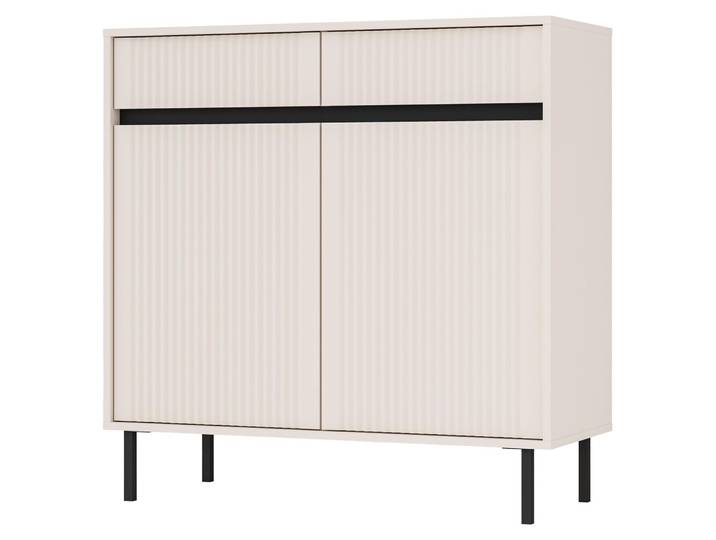 Selsey Osaka - Buffet 2 portes avec 2 tiroirs\, beige sable\, 100 cm