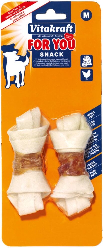 Vitakraft DELI CHEWS OSSI ANNODATI C/POLLO M 2 PZ.