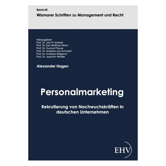 Europäischer Hochschulverlag Personalmarketing (Deutsch, Softcover, Alexander Hagen) (7448214)