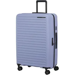 Hartschalen-Trolley SAMSONITE "RESTACKD, verschiedene Größen und Farben", Gr. B/H/T: 51cm x 75cm x 29cm 99 l, lavender, Polypropylen, unifarben, Koffer, für Urlaub, Reise, Ferien und Geschäftsreise, mit Volumenerweiterung