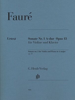 Henle Verlag Fauré Violinsonate Nr. 1