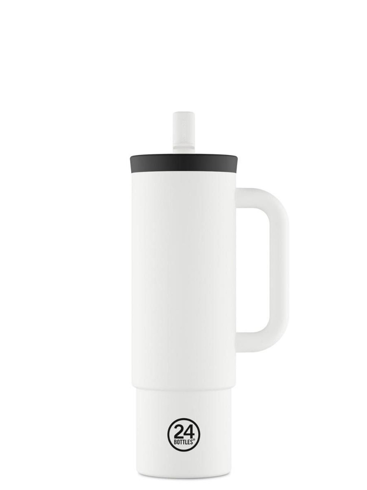 24Bottles - Straw Cup - Ice White - 800 ml