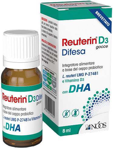 NOOS Srl REUTERIN D3 Difesa DHA Gtt 8ml