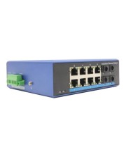DIGITUS Industrial 8 + 2 -Port Gigabit Ethernet PoE Switch (DN-651151)