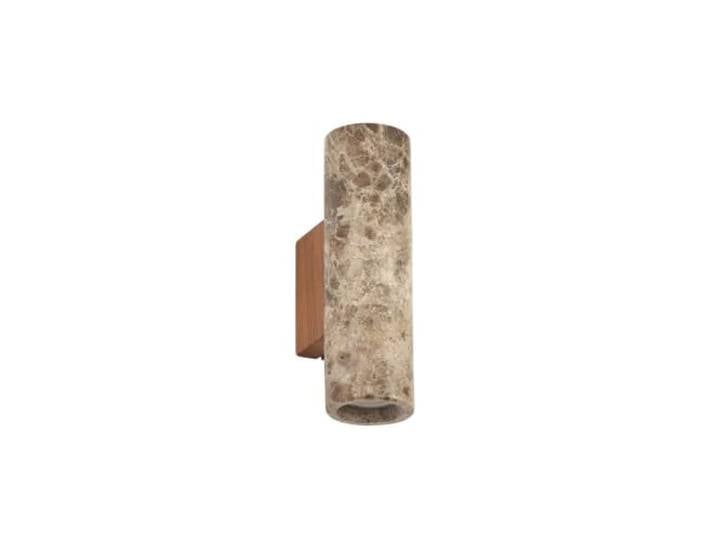 Lucande Applique murale à intensité variable (moderne) couleur marron\, en pierre\, par exemple pour salon et salle à manger
