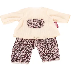 Götz Kombi Afrika – Set aus Tiger-Look Hose & Langarmshirt für Puppen Gr. S/XM