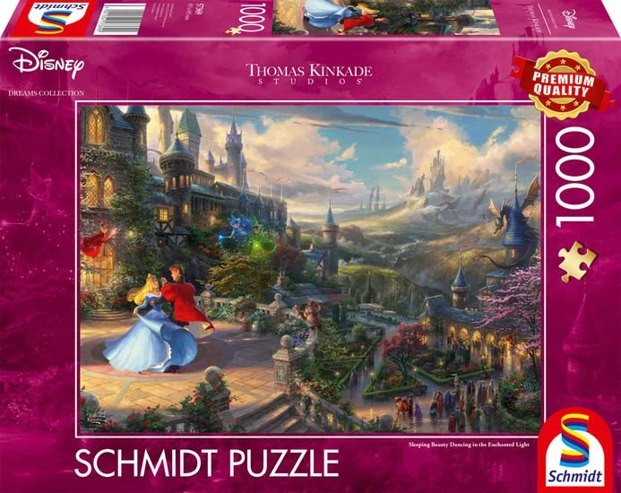 Schmidt Spiele Thomas Kinkade Studios: Sleeping Beauty Dancing in the Enchanted Light (Disney Dreams Collections)