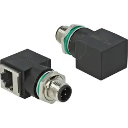 DELOCK 66313 - Adapter M12 4 Pin D-kodiert Stecker > RJ45 Buchse