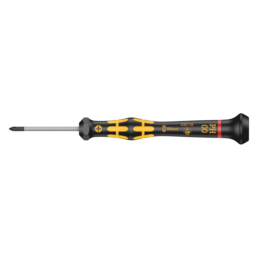 Wera 1550 ESD Micro PH 00 x 40 mm (Phillipps-Kreuzschlitz (PH)) (5030118001)