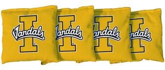 Skip's Garage Idaho Vandals Gold Cornhole Bags