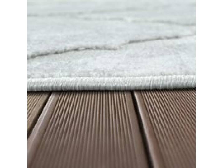 Tapis d'intérieur & extérieur Stylo gris 160 cm rond