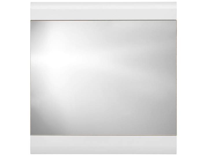 Garderobenspiegel Auris BxH: 85x90 cm teilverrahmt Weiß