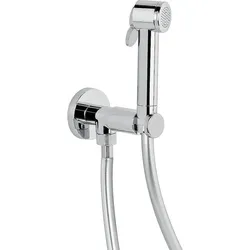 Intim Hygienedusch-Set Alfios mit Handbrause, Brauseschlauch und Brausehalter chrom Evenes