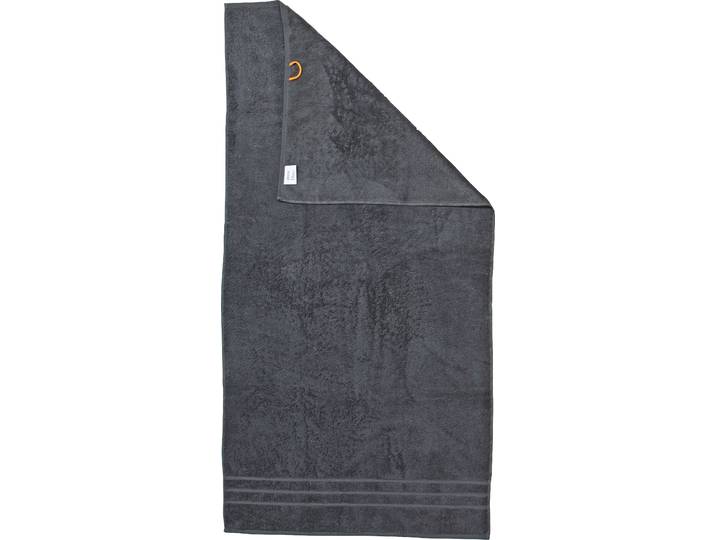Duschtuch DONE. Daily Uni , grau (anthrazit), B:70cm L:140cm, Walkfrottier, Obermaterial: 100% Baumwolle, Handtücher, Duschtuch, Uni Farben, saugfähiges Walkfrottier