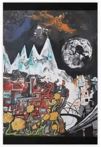 Inspire Curations Radiohead The Bends Album Cover Canvas Poster Vintage Rock Wall Art Decor 9 40x50cm No Frame
