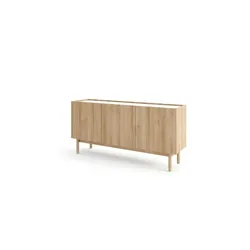 Sideboard  Boho , braun , Maße (cm): B: 144 H: 68
