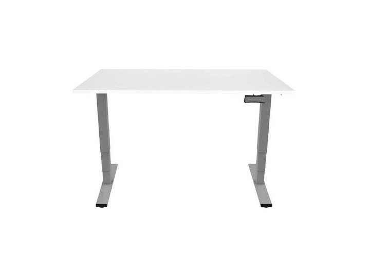 Contini höhenverstellbarer Bürotisch 1.6x0.8m weiss