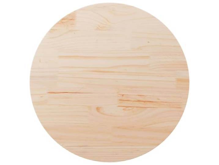 Kaorsrow Tischplatte Rund Ø90x2,5 cm Massivholz Kiefer Holzplatte Unbehandelte runde Ersatzplatte aus Naturholz für DIY Couchtische im Esszimmer oder Wohnzimmer, leicht zu pflegen.