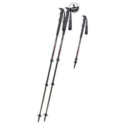 Komperdell - Ridgemaster Carbon Contour - Trekkingstöcke Länge 105-140 cm grün