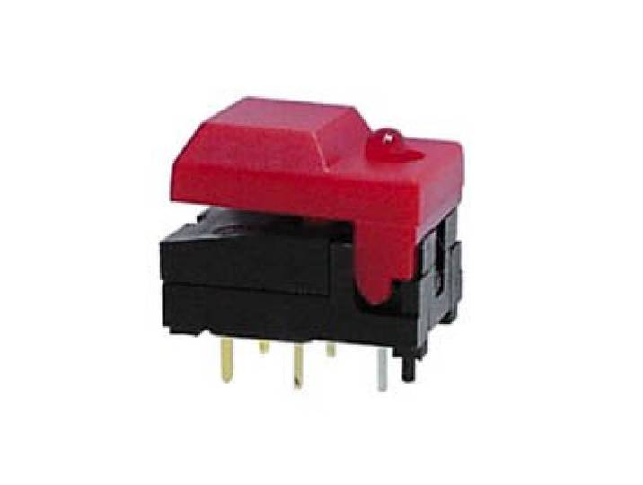 PEREL - 86A253 dip-drukknop, digitast, zwart 139776