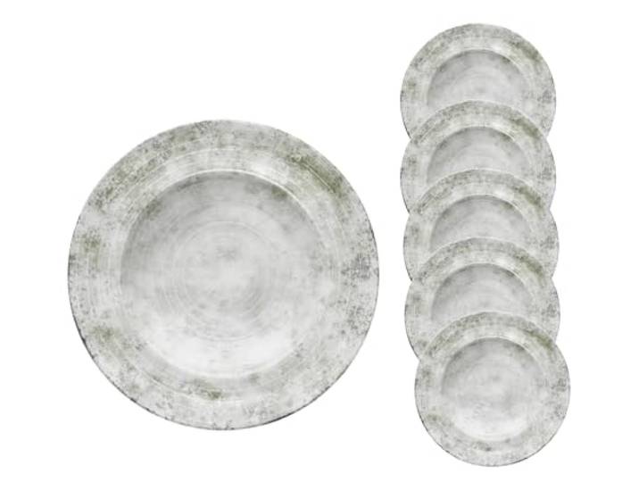 Van Well Korfu Pastateller 27 cm Porzellan 4er Set