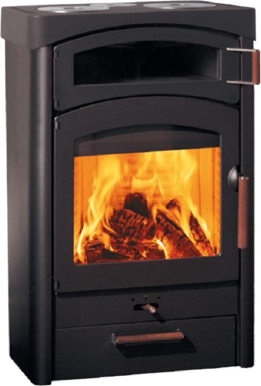 AUSTROFLAMM Kaminofen | Pallas Back | Stahlmantel | 9kW