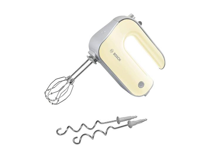 BOSCH Handmixer MFQ40301 Gelb/Silbe , gelb (gelb, silberfarben), B:14,2cm H:7,5cm T:20cm, Mixer, Handmixer