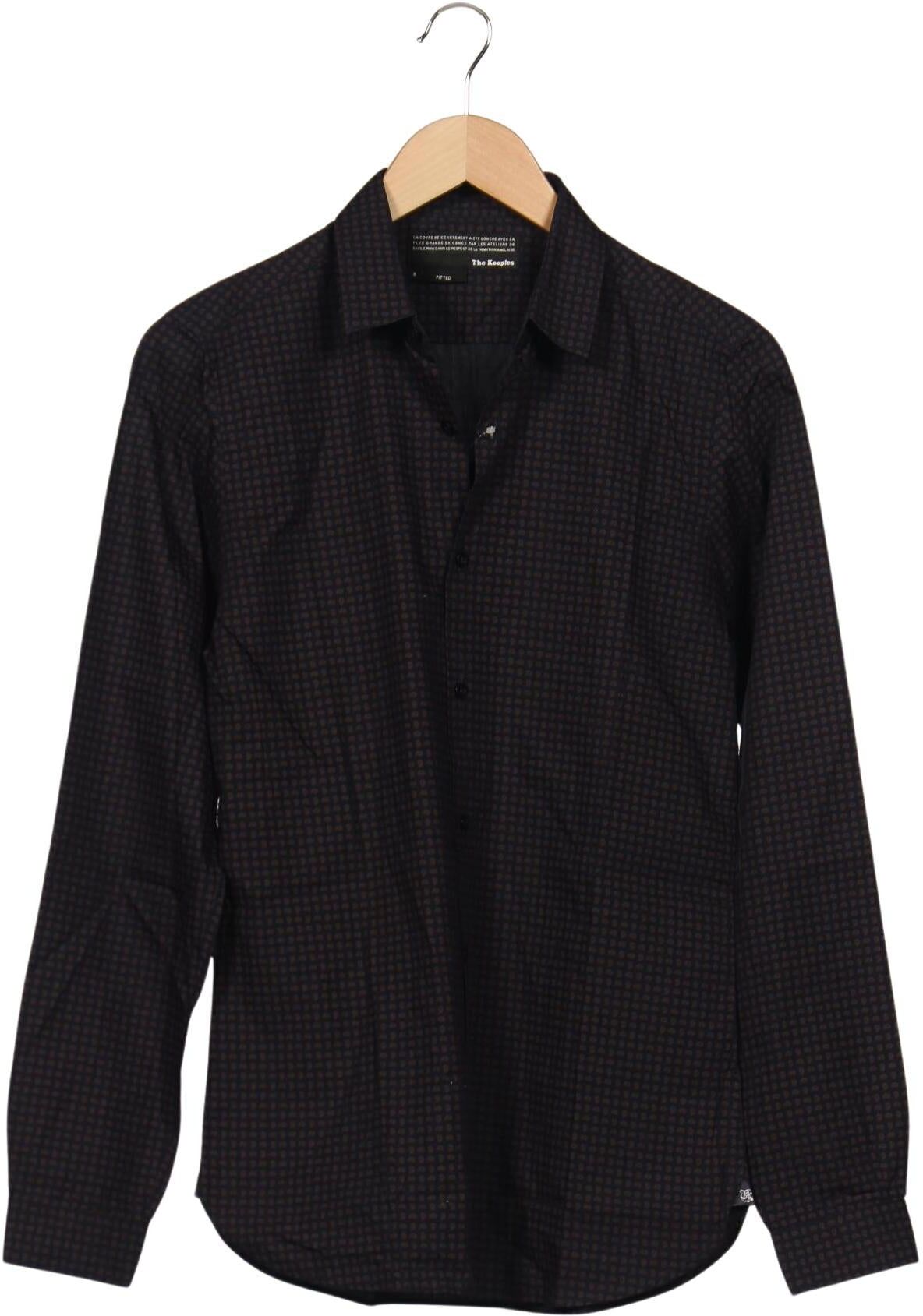 The Kooples Herren Hemd, Schwarz, Gr. S, Baumwolle - Second Hand