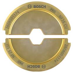 Bosch Accessories 2608001136 2608001136 Crimpeinsatz Rohrkabelschuhe, Rohrverbinder 25 bis 25 mm²