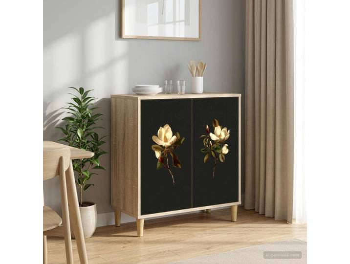 vidaXL Sideboard BREMEN Sonoma 69 x 33 x 75 cm Holzwerkstoff