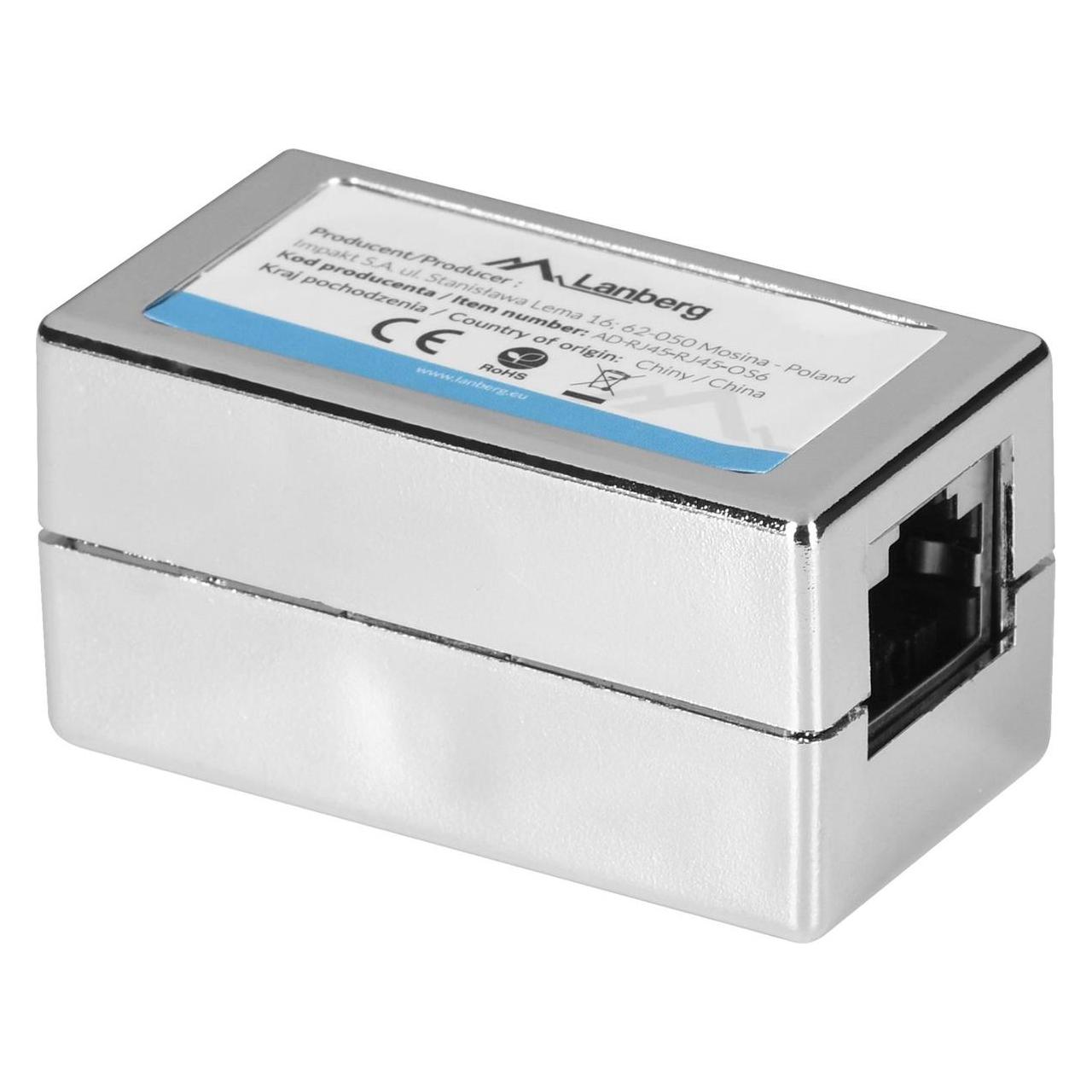 Lanberg AD-RJ45-RJ45-OS6 RJ45 in (Netzwerk Kupplung) (AD-RJ45-RJ45-OS6)