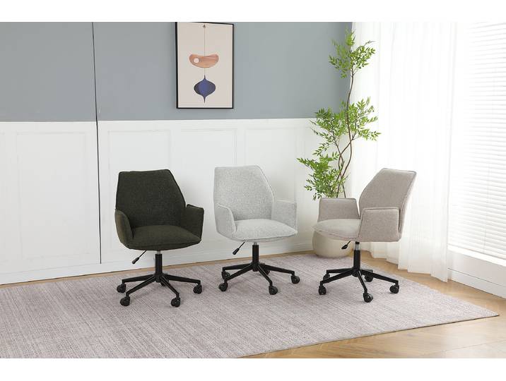 Bürodrehstuhl TAOCHI 57 x 85 x 62cm Grau/Lichtgrau