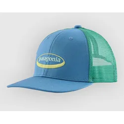 Patagonia Trucker Kids Cap 95 oval logo /  shore blue Gr. Uni