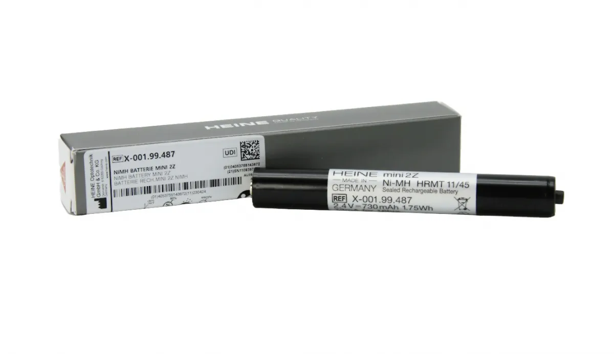 Heine Optotechnik GmbH Heine Ladebatterie MINI 2Z 2,5 V Akku wiederaufladbar für Mini 3000 Griffe X-001.99.487