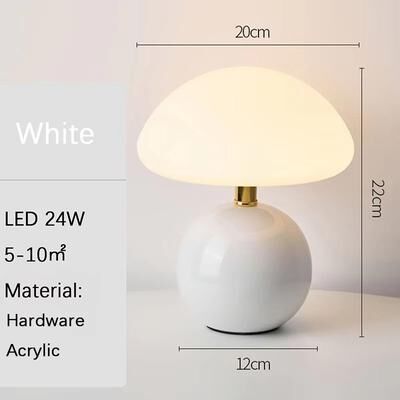 Inspired Finds USB Decorative Table Lamp With Colorful Ambient Lighting white