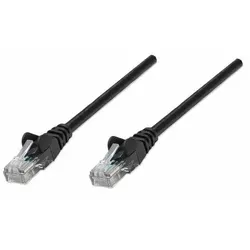 Intellinet Netzwerkkabel, Cat5e, U/UTP, CCA, Cat5e-kompatibel, RJ45-Stecker/RJ45-Stecker, 10,0 m, schwarz