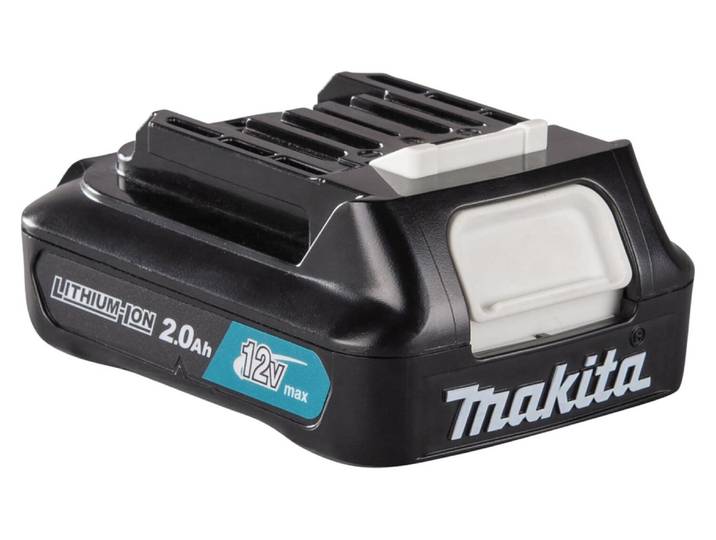 Batterie MAKITA Li-Ion 12 V / 2 Ah - BL1021B (témoin de charge intégré) – 197396-9