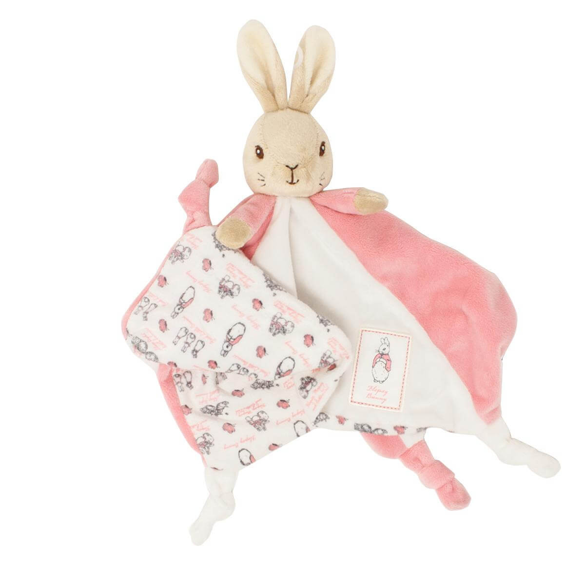 Rainbow Designs Limited Pluche knuffel konijn Flopsy roze