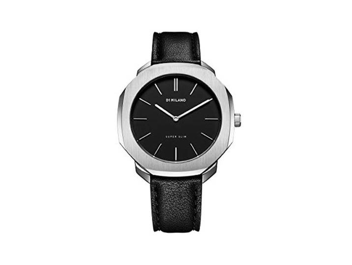 D1 Milano analoog horloge, Zwart, Strepen
