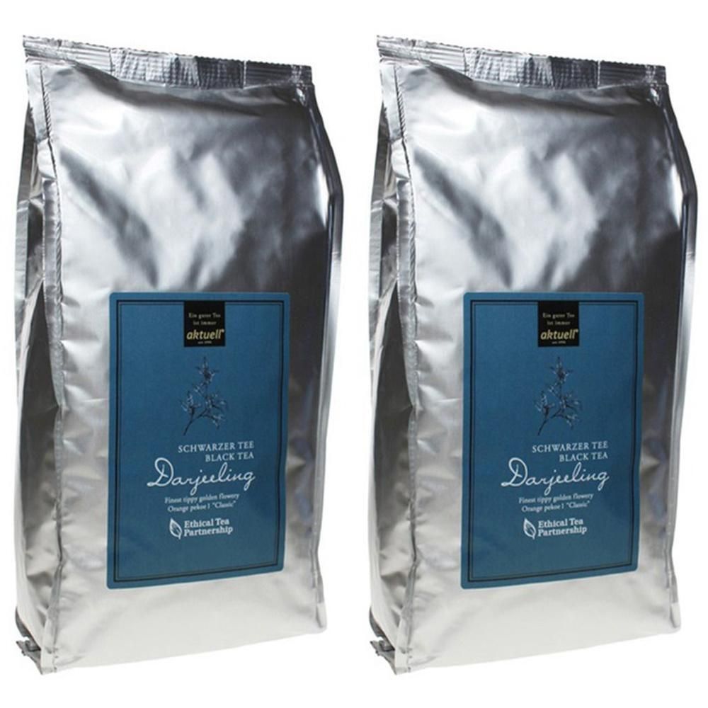Schwarztee aktuell Darjeeling 2x 2x500 g Tee